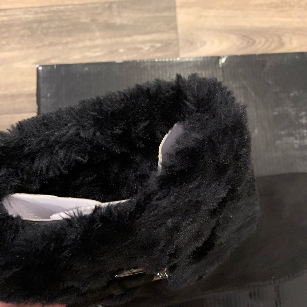 GBG Los Angeles Aleya New Fur Lined Boots Size 6 - Picture 3 of 5